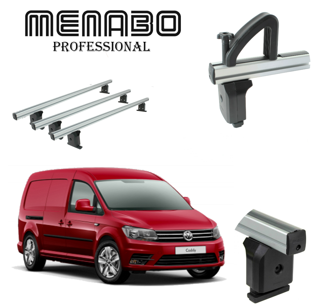 KROVNI NOSAČI ZA VOLKSWAGEN CADDY III / IV (2K) - 2015 > + GRANIČNICI